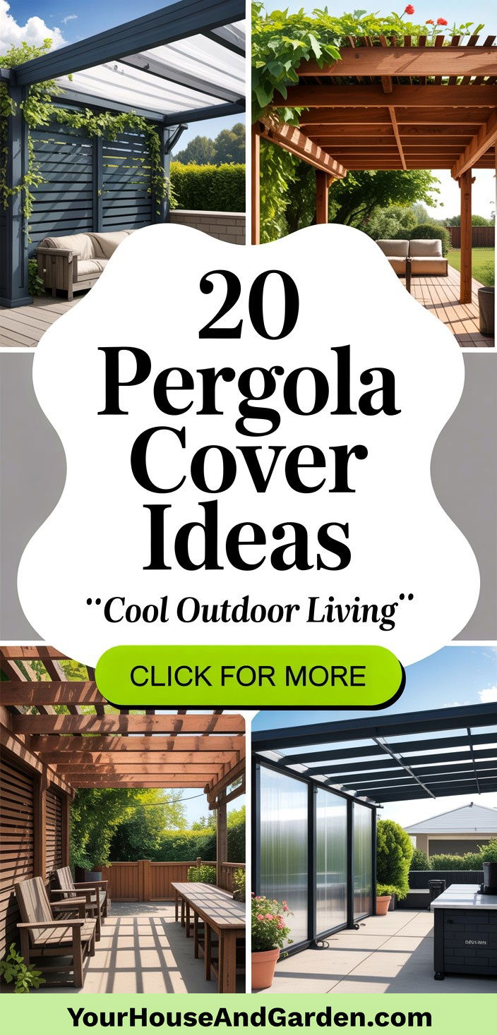 20 Pergola Cover Ideas for Ultimate Shade and Protection - 20 Pergola Cover Ideas for Ultimate Shade and Protection