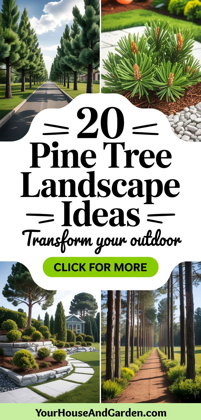 20 Pine Tree Landscape Ideas Transform Your Outdoor Space
