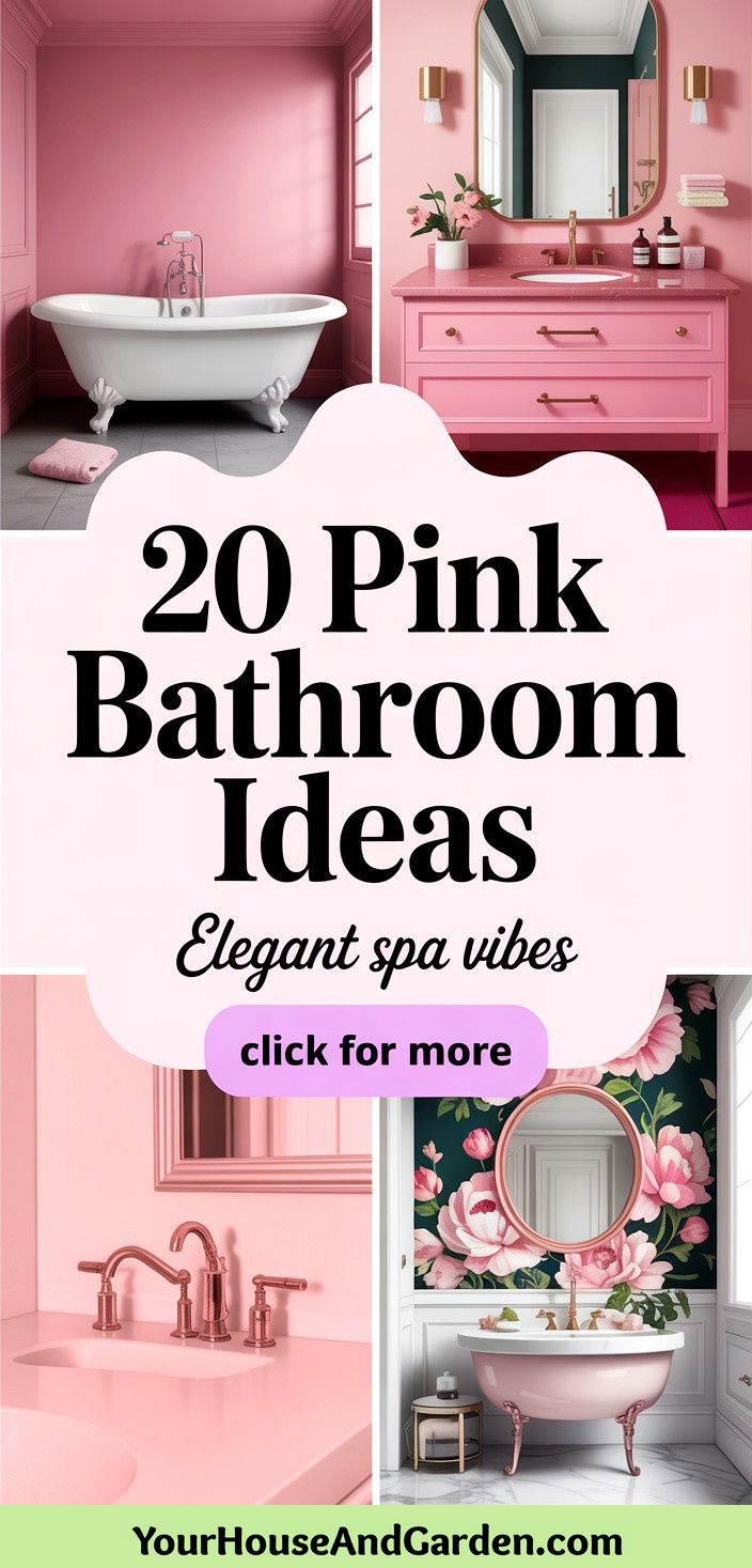 20 Pink Bathroom Ideas Elegant and Serene Decor Inspiration