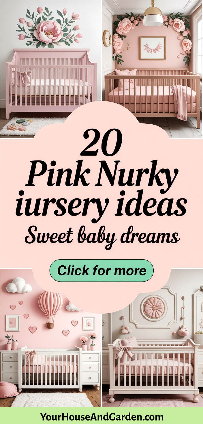 20 Pink Nursery Ideas Soft and Sweet Baby Room Inspiration