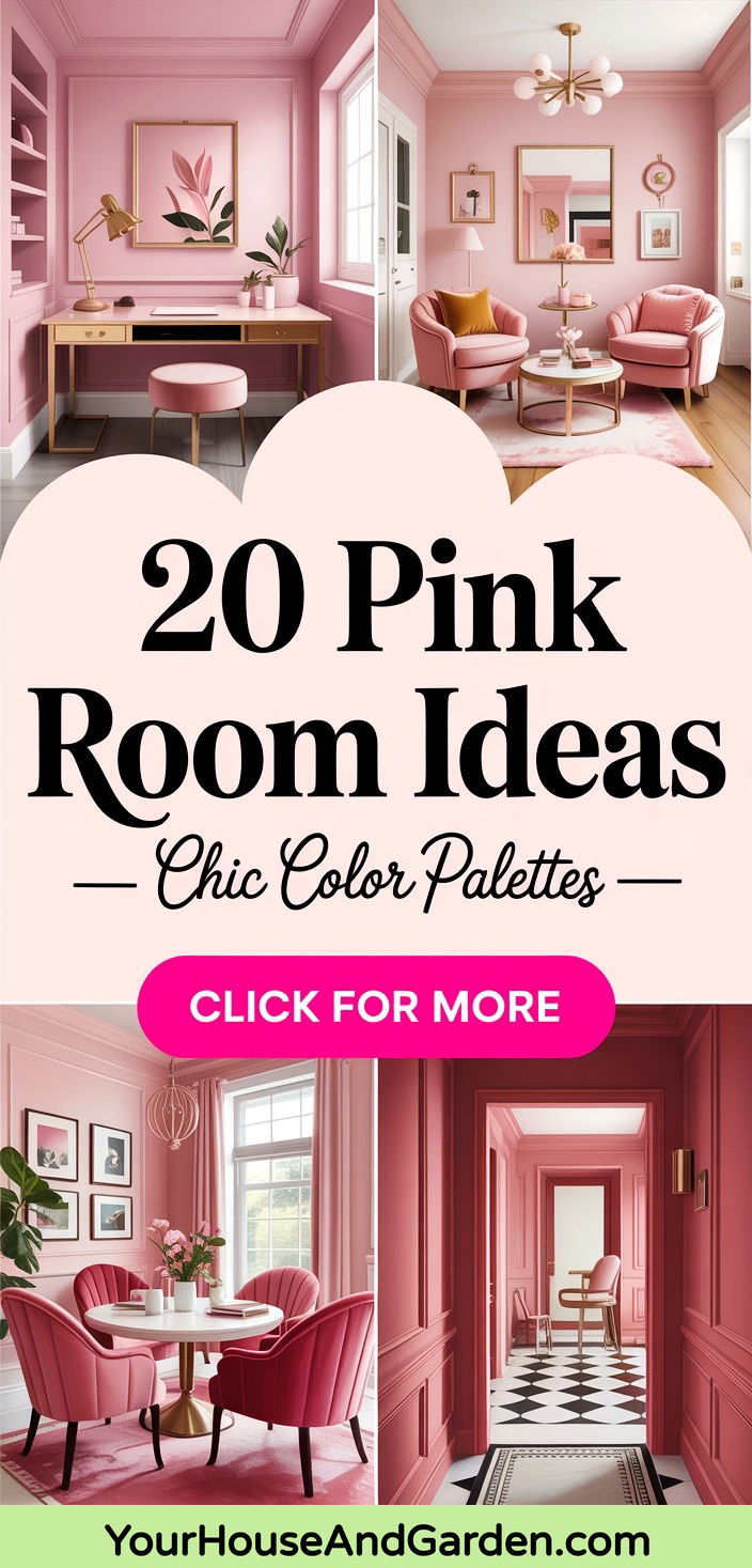 20 Pink Room Ideas Chic Color Palette Inspirations