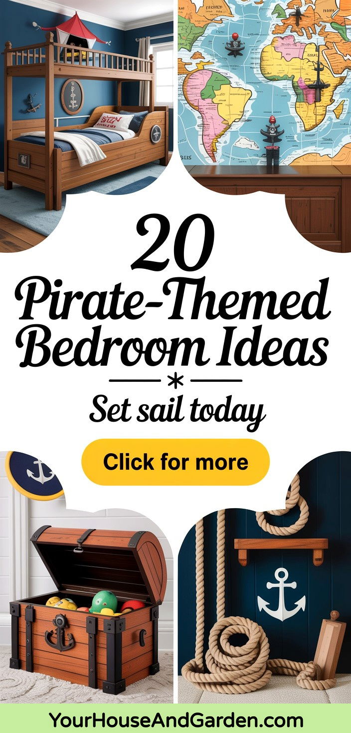 20 Pirate-Themed Bedroom Ideas Adventure-Filled Room Designs