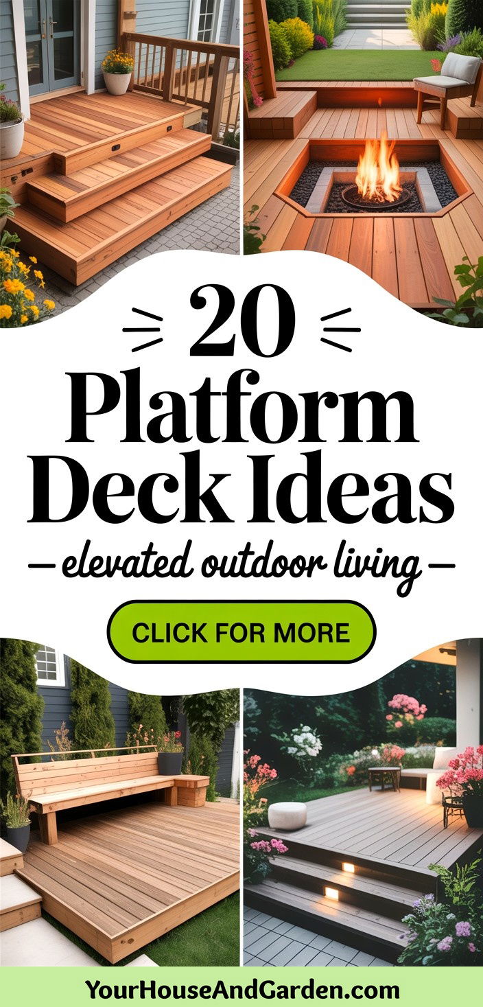 20 Platform Deck Ideas for Elevated Outdoor Living - 20 Platform Deck Ideas for Elevated Outdoor Living