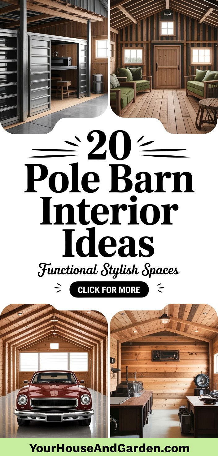 20 Pole Barn Interior Ideas Functional and Stylish Spaces