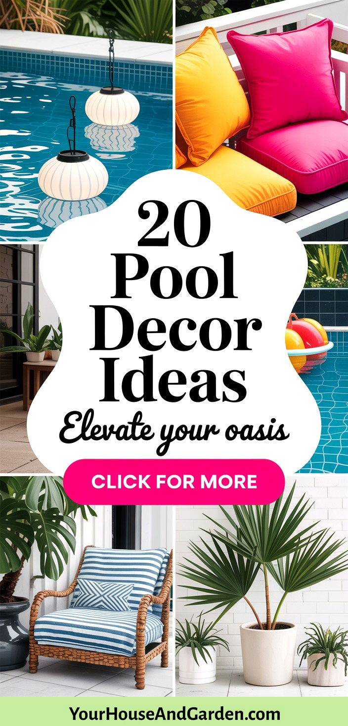 20 Pool Decor Ideas for a Stunning and Relaxing Backyard - 20 Pool Decor Ideas for a Stunning and Relaxing Backyard