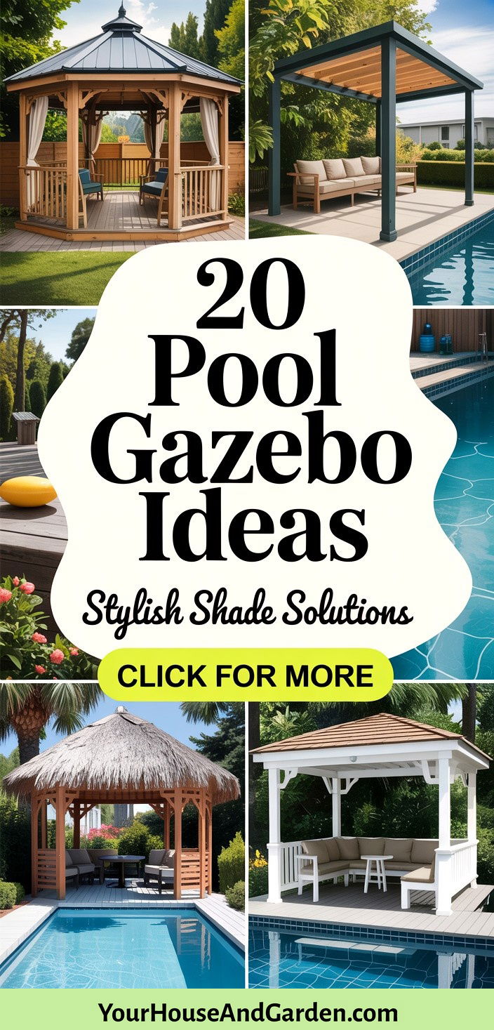 20 Pool Gazebo Ideas Stylish Shade Solutions for Your Oasis