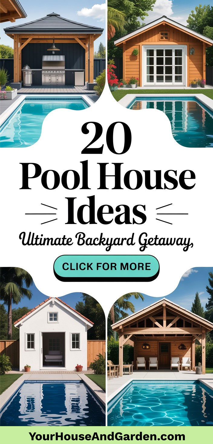 20 Pool House Ideas to Build Your Ultimate Backyard Getaway - 20 Pool House Ideas to Build Your Ultimate Backyard Getaway