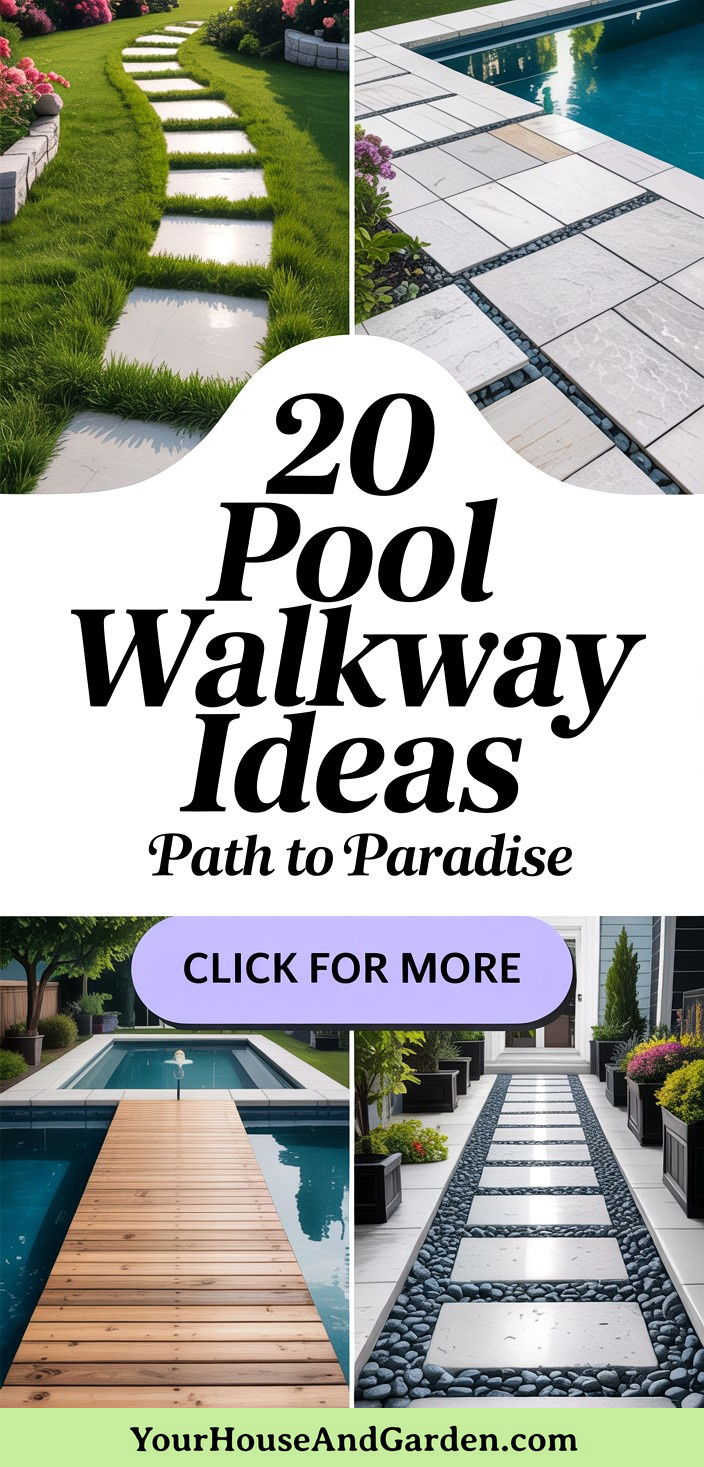20 Pool Walkway Ideas Safe and Beautiful Pathways