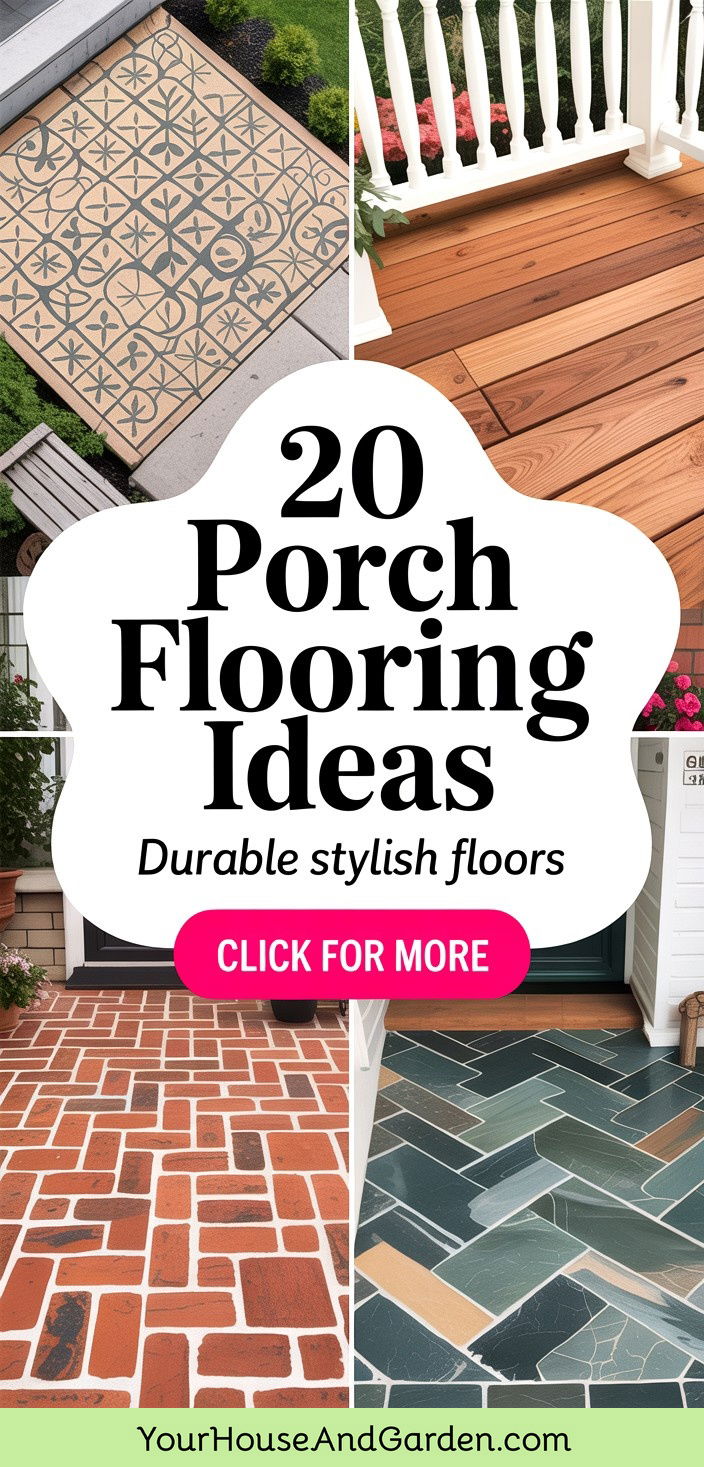20 Porch Flooring Options Durable and Stylish Materials