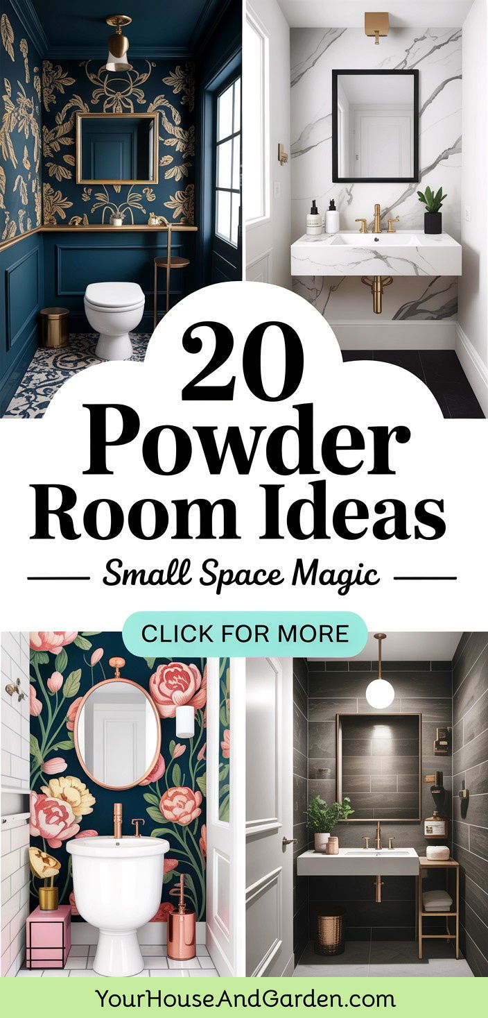 20 Powder Room Ideas Smart Designs for Small Spaces
