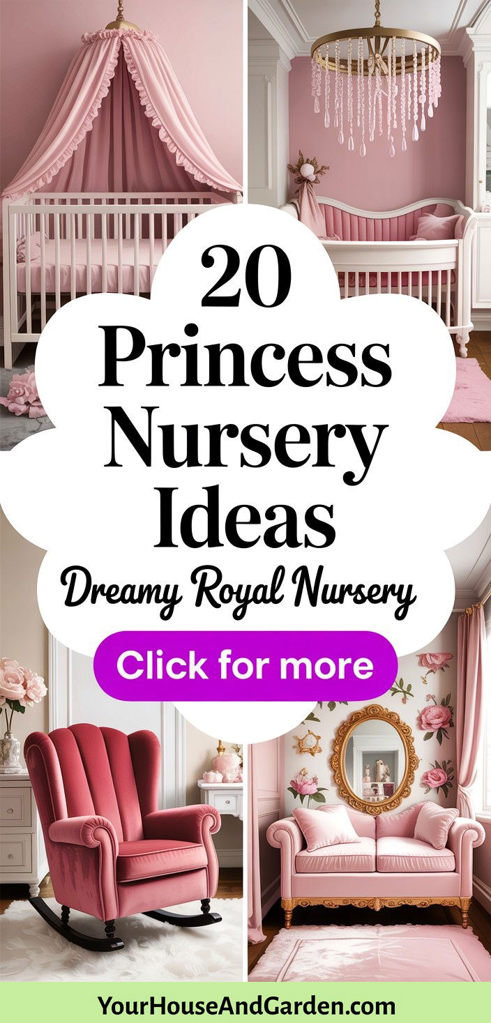 20 Princess Nursery Ideas Dreamy Designs for Baby Girls