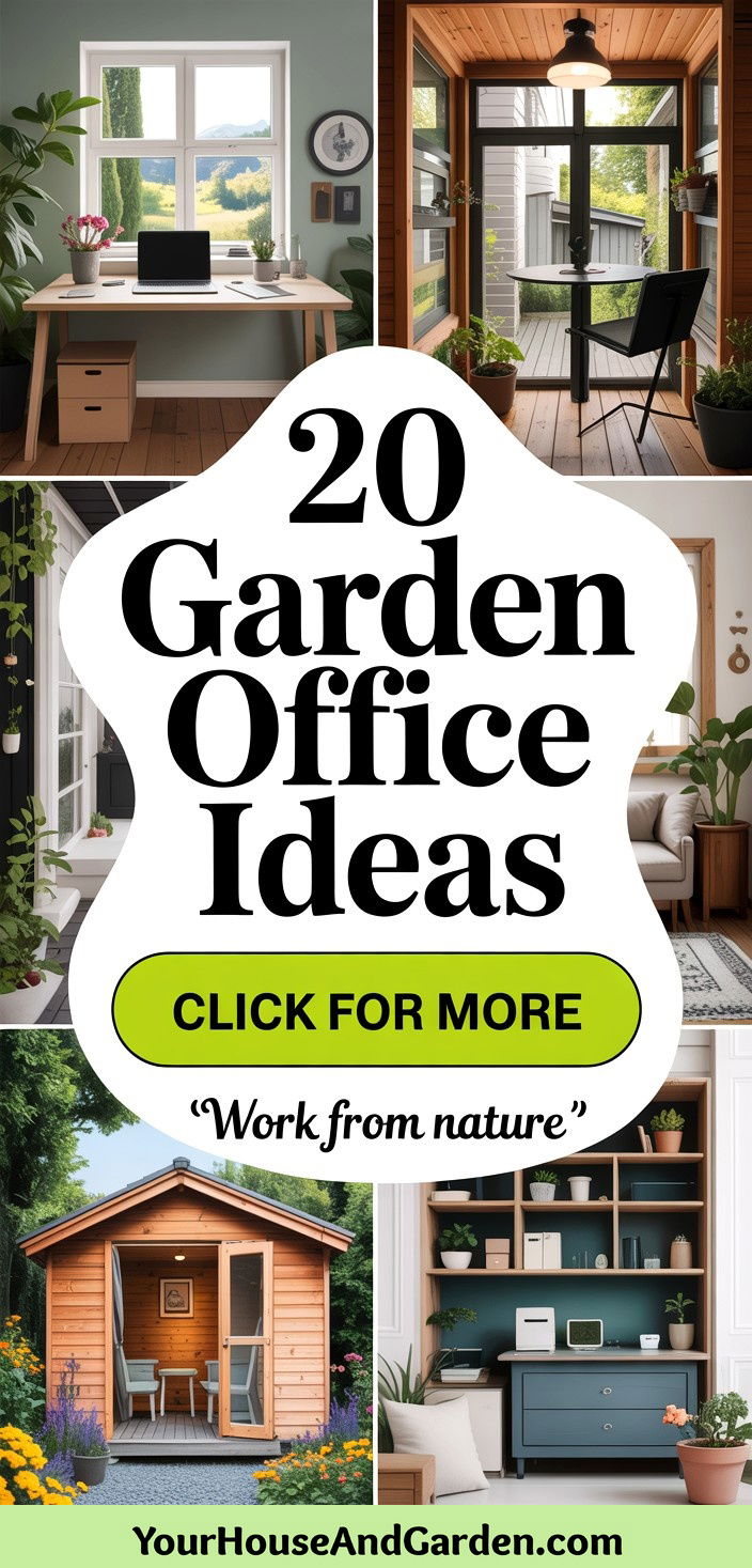 20 Productive Garden Office Ideas for Remote Work - 20 Productive Garden Office Ideas for Remote Work