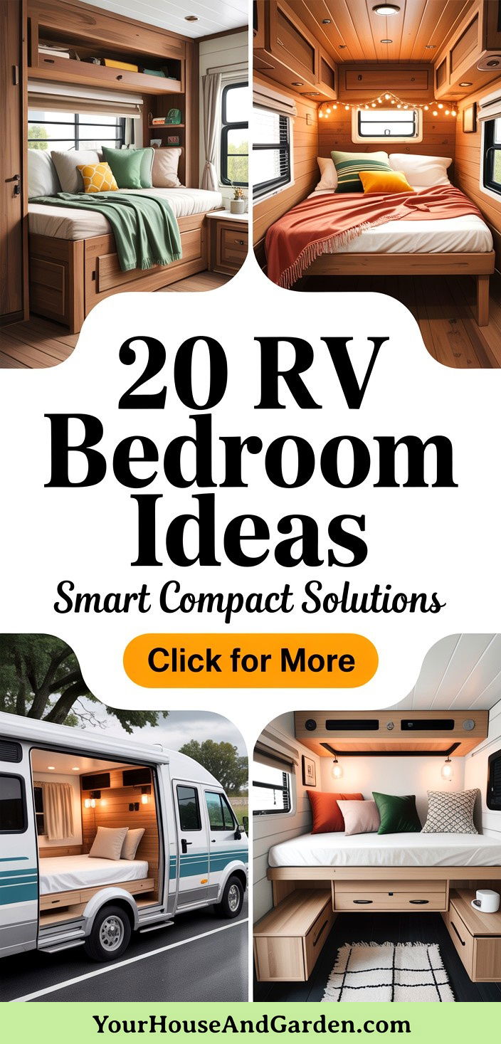 20 RV Bedroom Ideas Smart Solutions for Compact Space