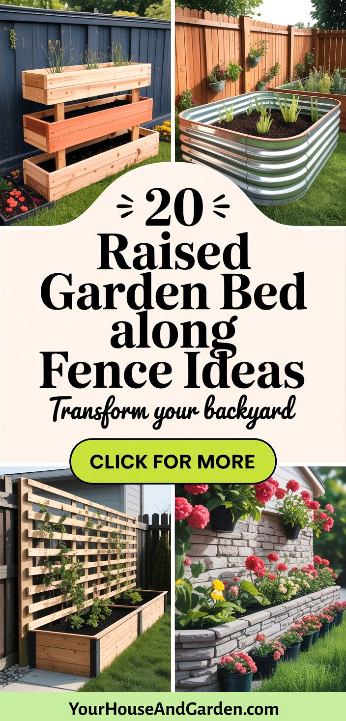 20 Raised Garden Bed Along Fence Ideas Yard Transformation