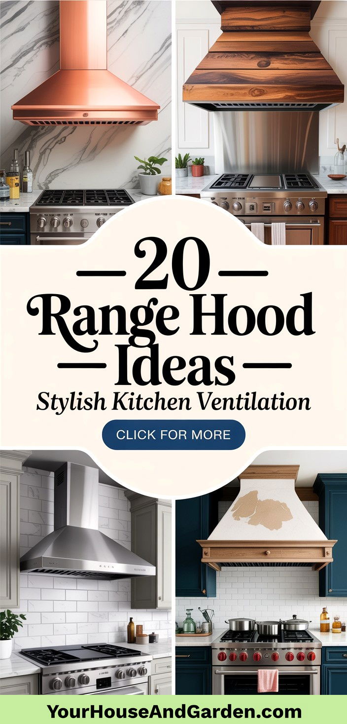 20 Range Hood Ideas for Stylish Kitchen Ventilation - 20 Range Hood Ideas for Stylish Kitchen Ventilation
