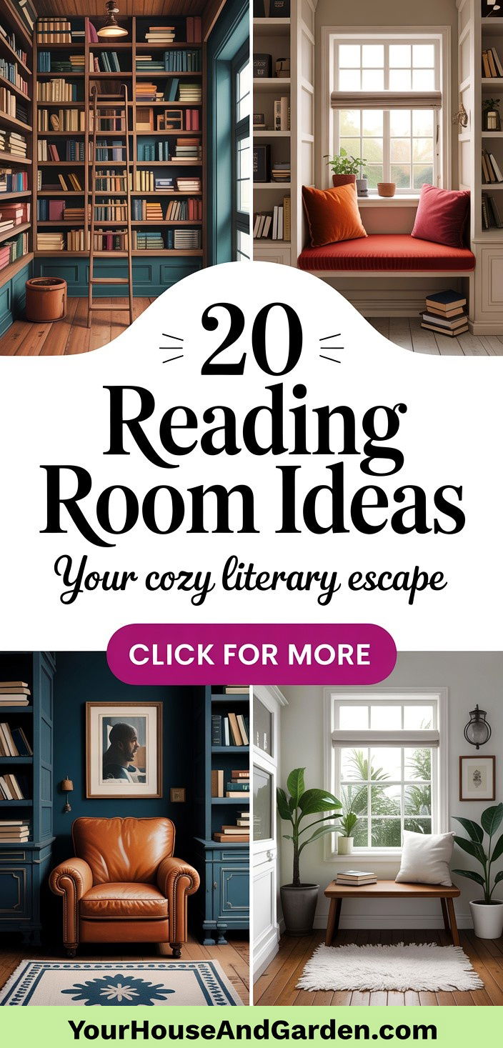 20 Reading Room Ideas for a Cozy Literary Escape - 20 Reading Room Ideas for a Cozy Literary Escape