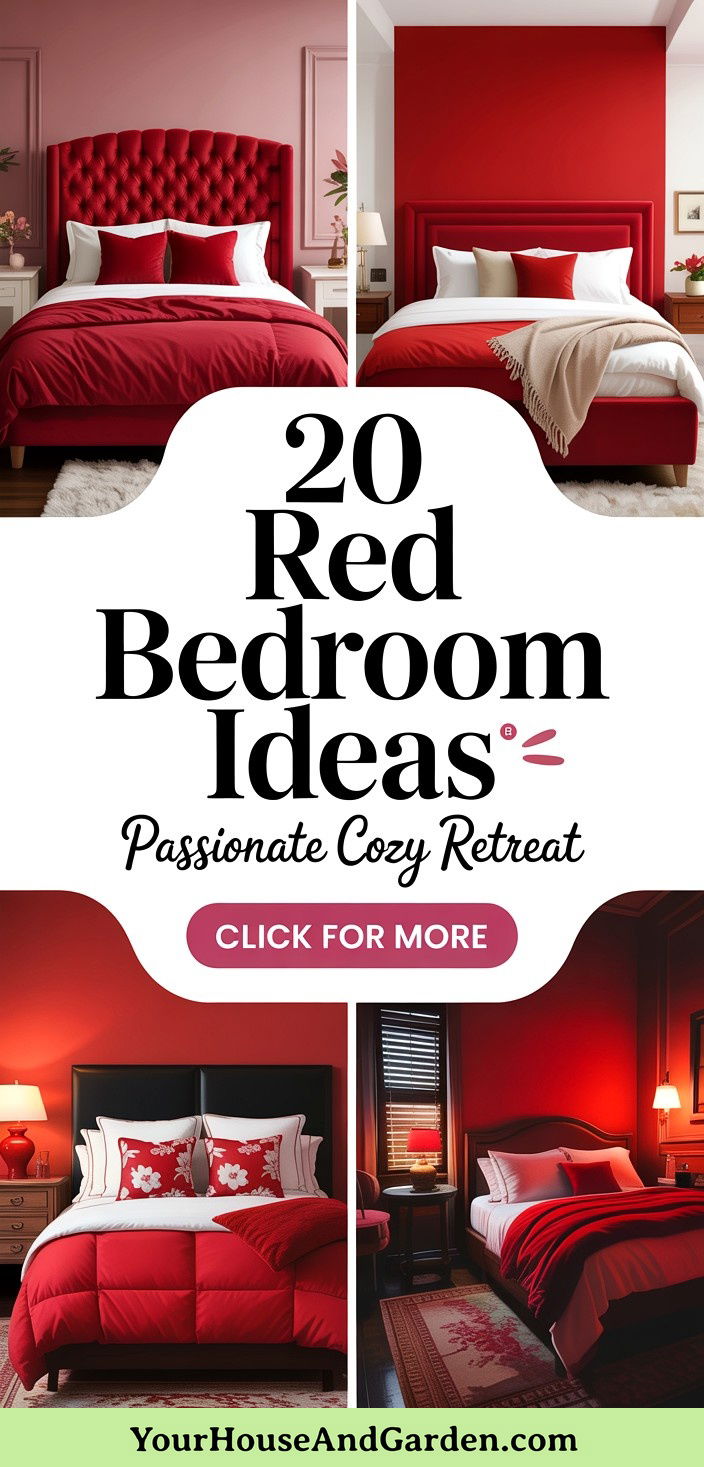 20 Red Bedroom Ideas Passionate and Cozy Design Inspirations