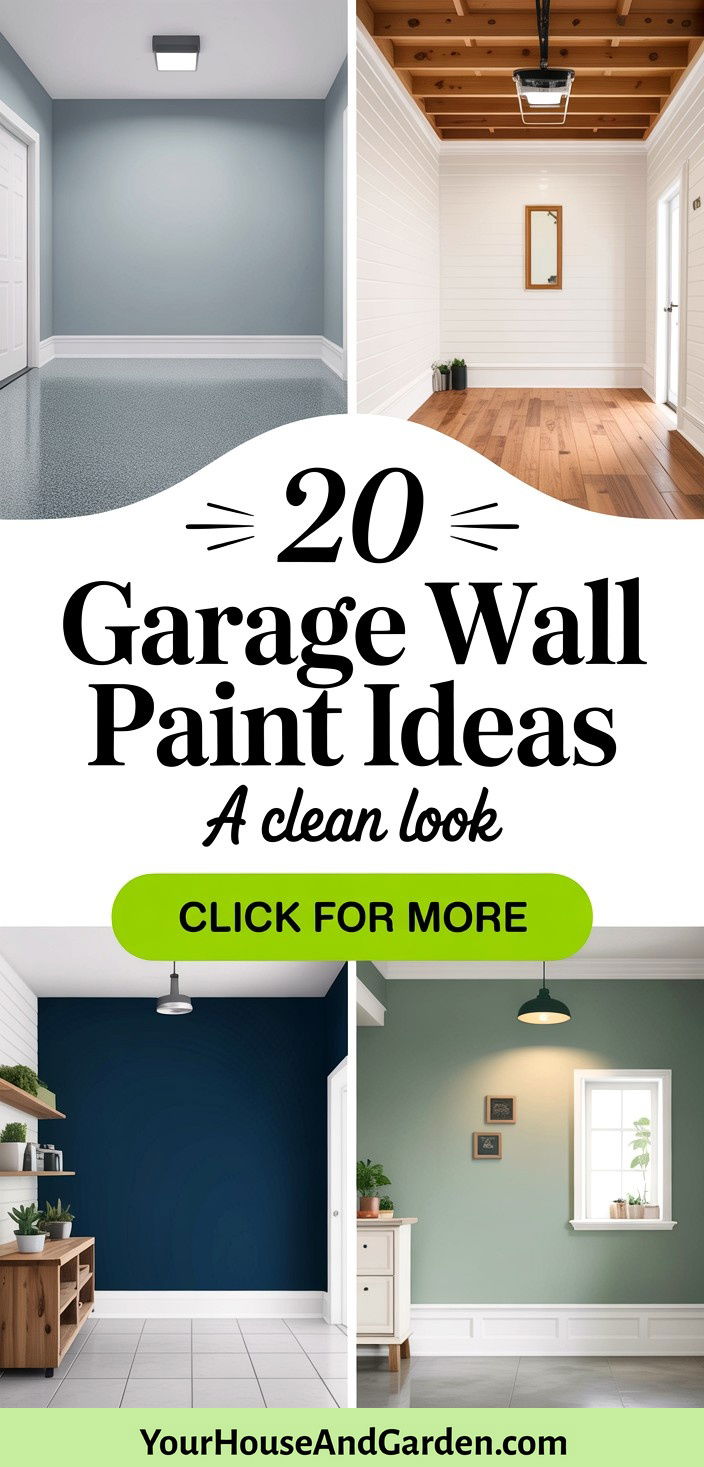 20 Refreshing Garage Wall Paint Ideas for a Clean Look - 20 Refreshing Garage Wall Paint Ideas for a Clean Look