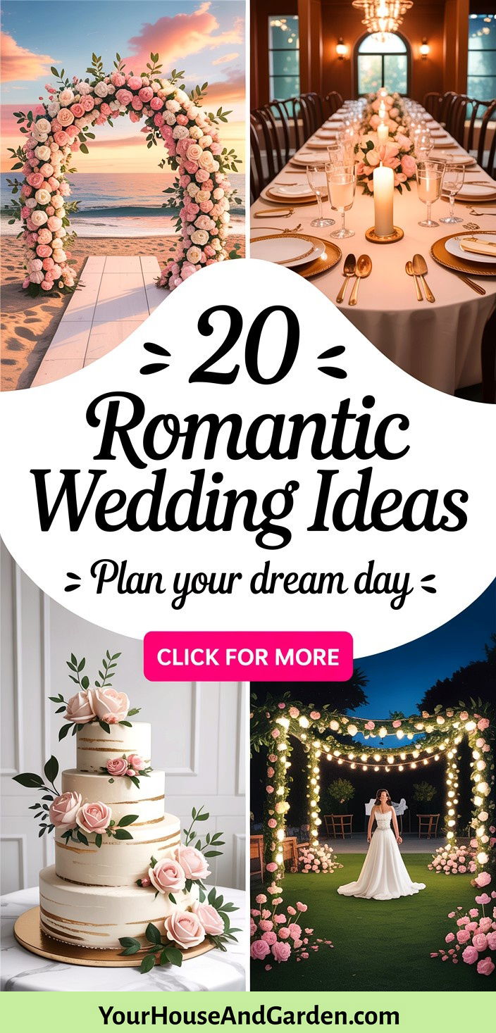 20 Romantic Wedding Ideas Plan Your Perfect Celebration Day