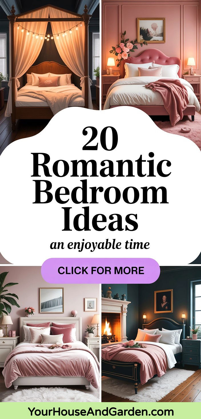 20 Romantic bedroom Ideas to Have an Enjoyable Time - 20 Romantic bedroom Ideas to Have an Enjoyable Time