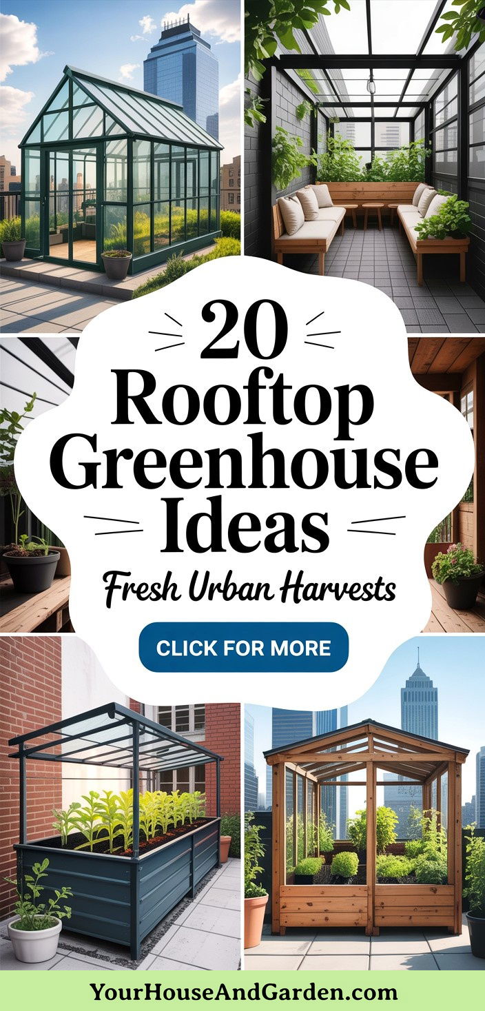 20 Rooftop Greenhouse Ideas for Fresh Urban Harvests - 20 Rooftop Greenhouse Ideas for Fresh Urban Harvests