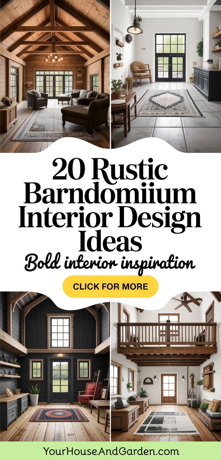 20 Rustic Barndominium Interior Design Ideas and Inspirations - 20 Rustic Barndominium Interior Design Ideas and Inspirations
