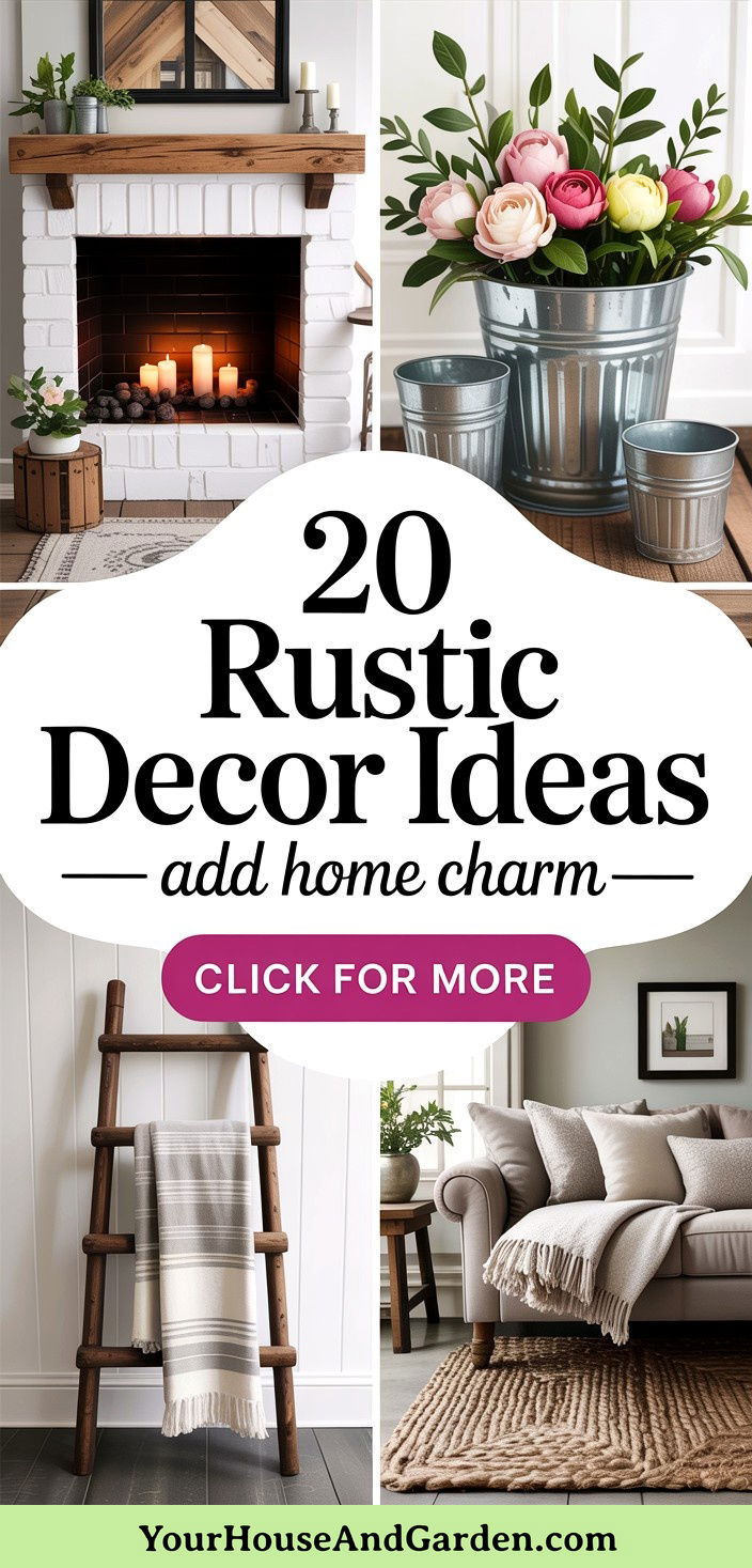 20 Rustic Decor Ideas to Add Charm to Any Home Space - 20 Rustic Decor Ideas to Add Charm to Any Home Space