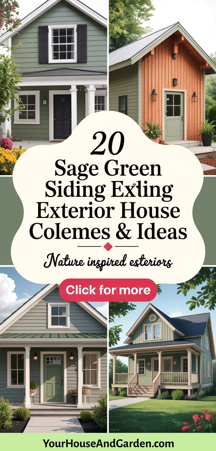 20 Sage Green Siding Exterior House Color Schemes and Ideas - 20 Sage Green Siding Exterior House Color Schemes & Ideas