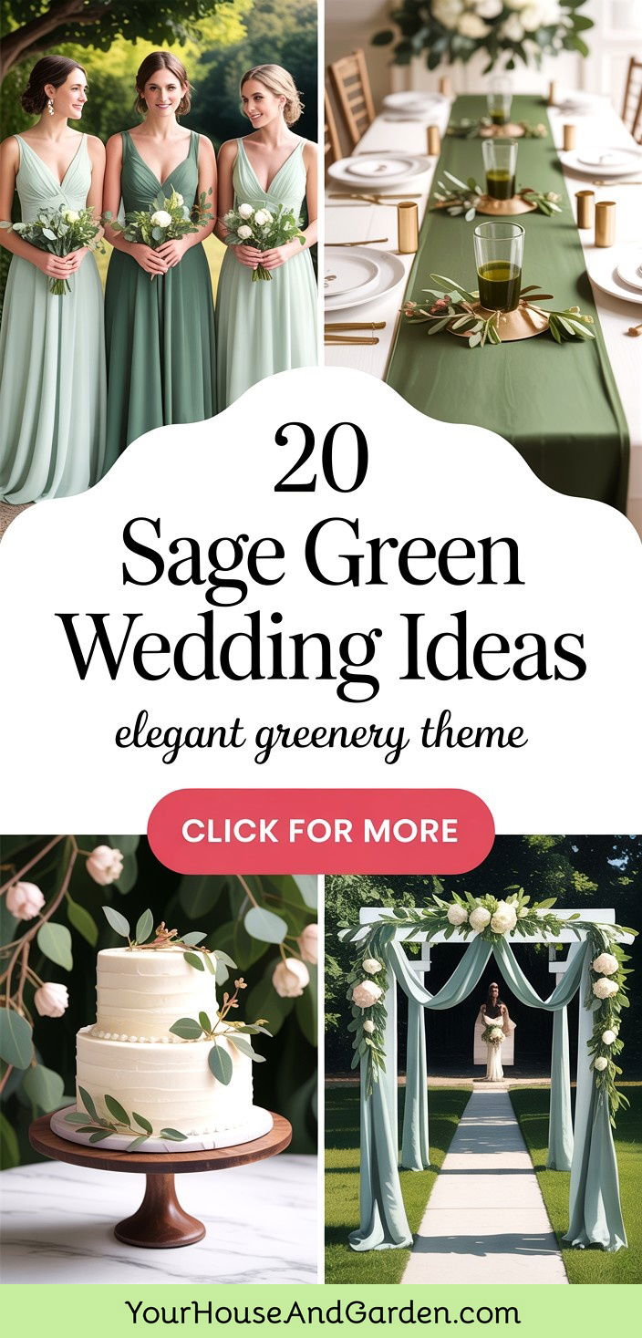 20 Sage Green Wedding Ideas Elegant and Natural Themes