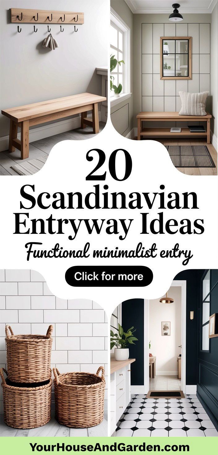 20 Scandinavian Entryway Ideas Minimalist and Functional Designs