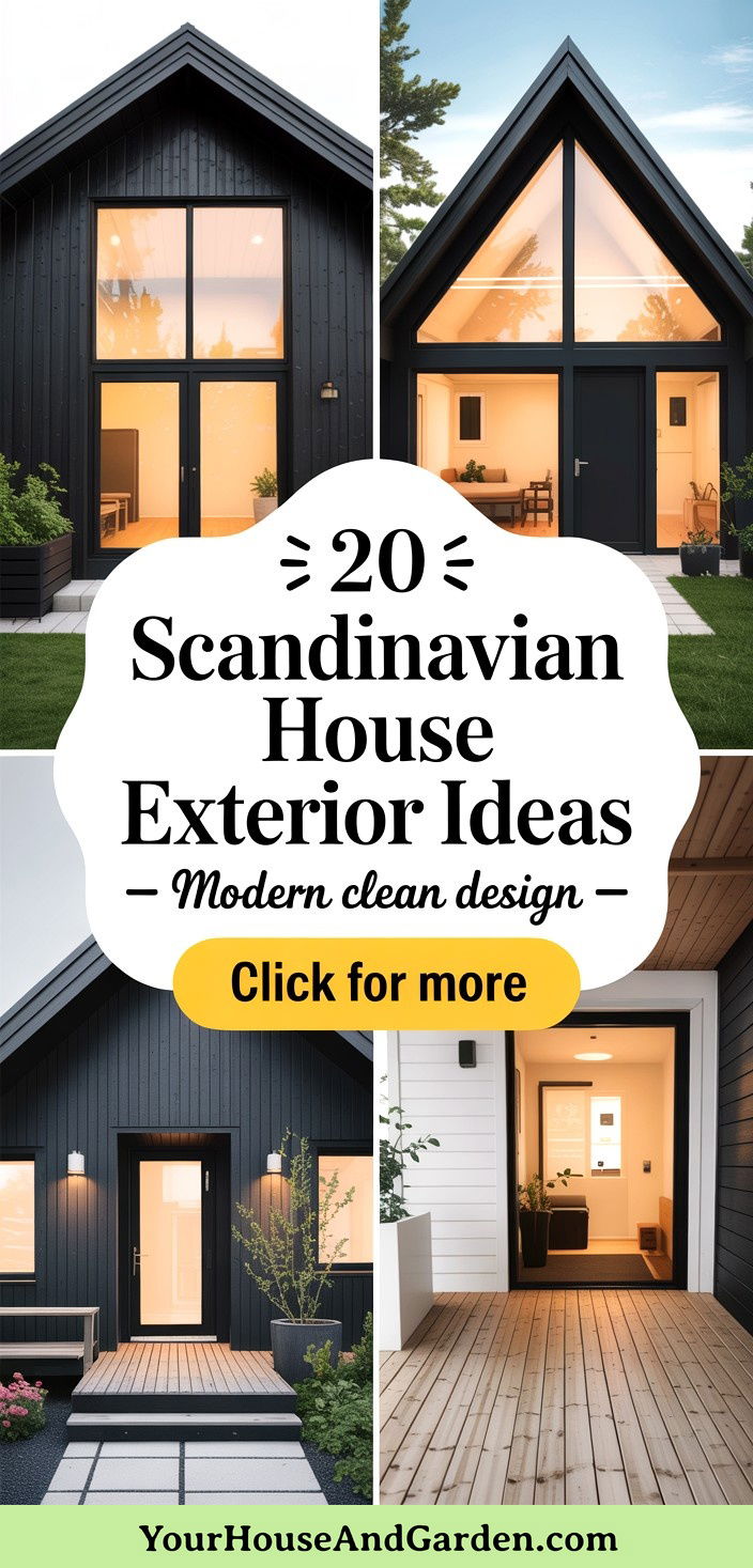 20 Scandinavian House Exterior Ideas Modern and Clean