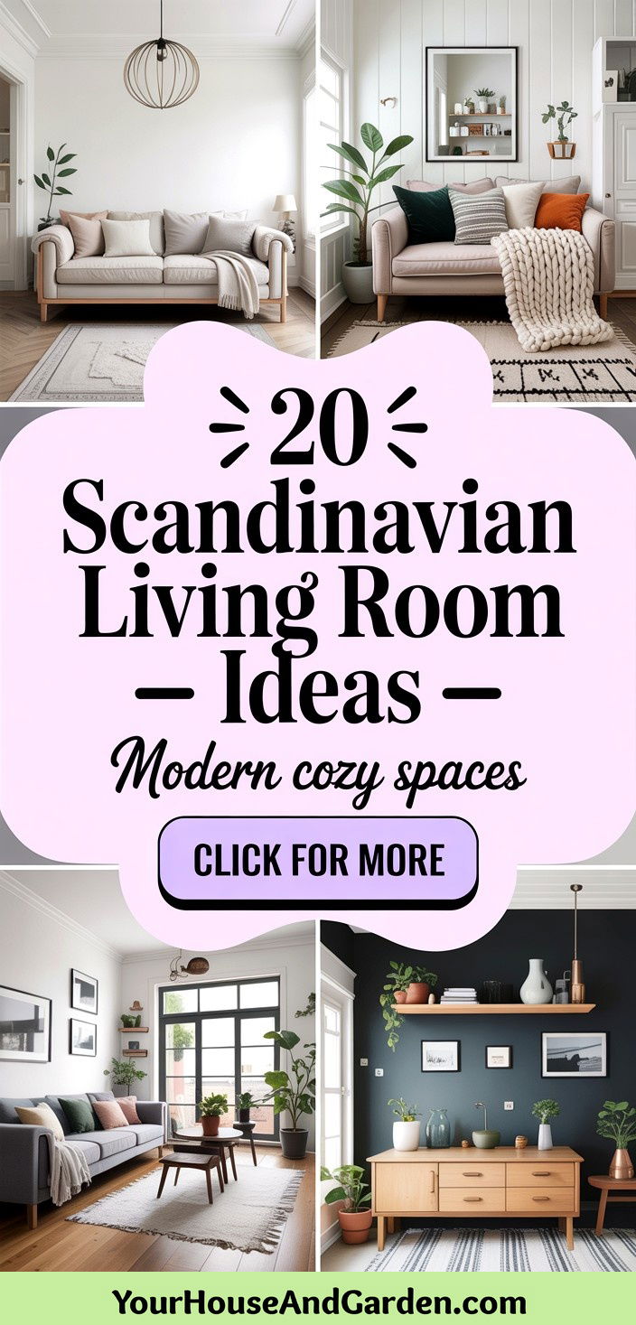 20 Scandinavian Living Room Ideas Modern Cozy Spaces