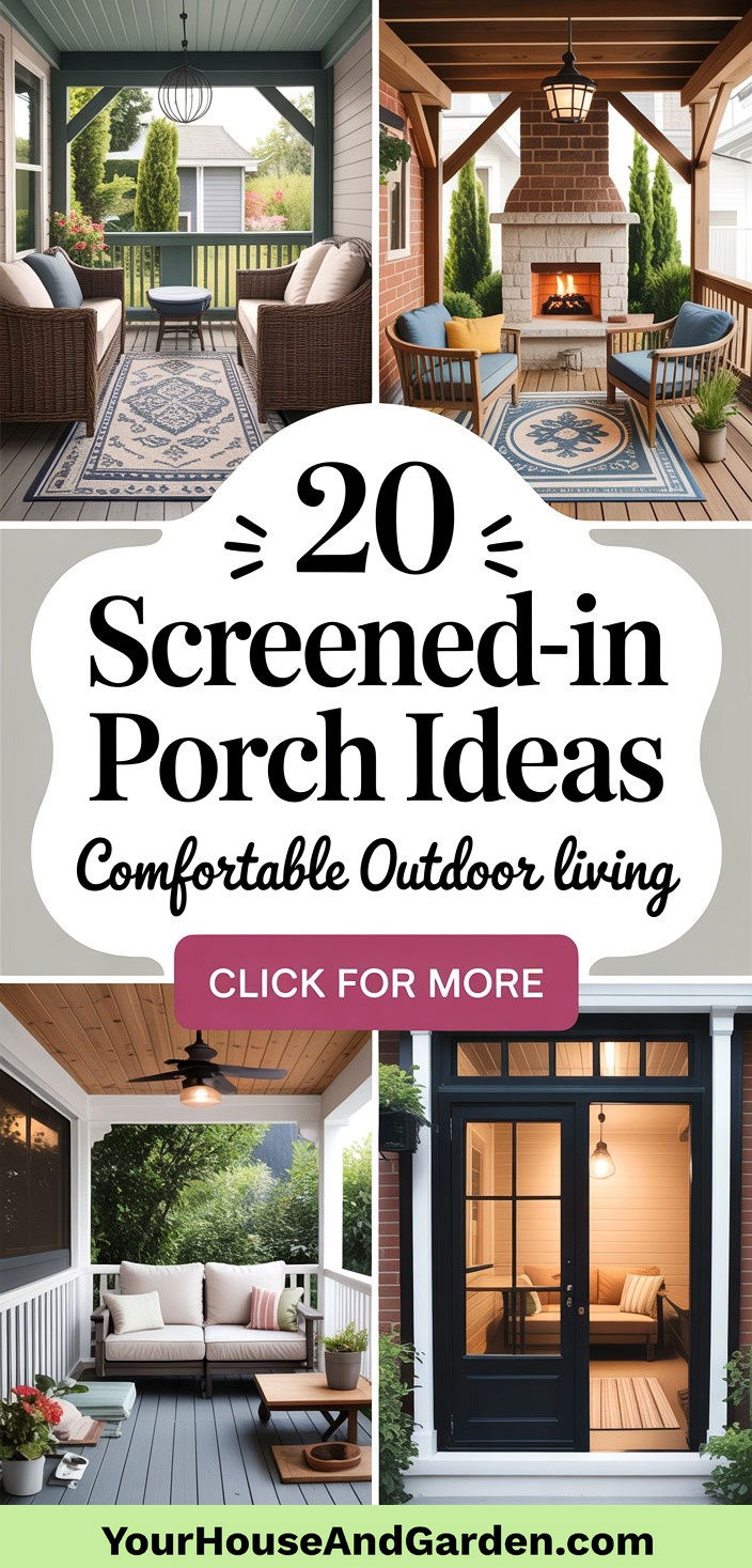 20 Screened-in Porch Ideas Comfortable Outdoor Living