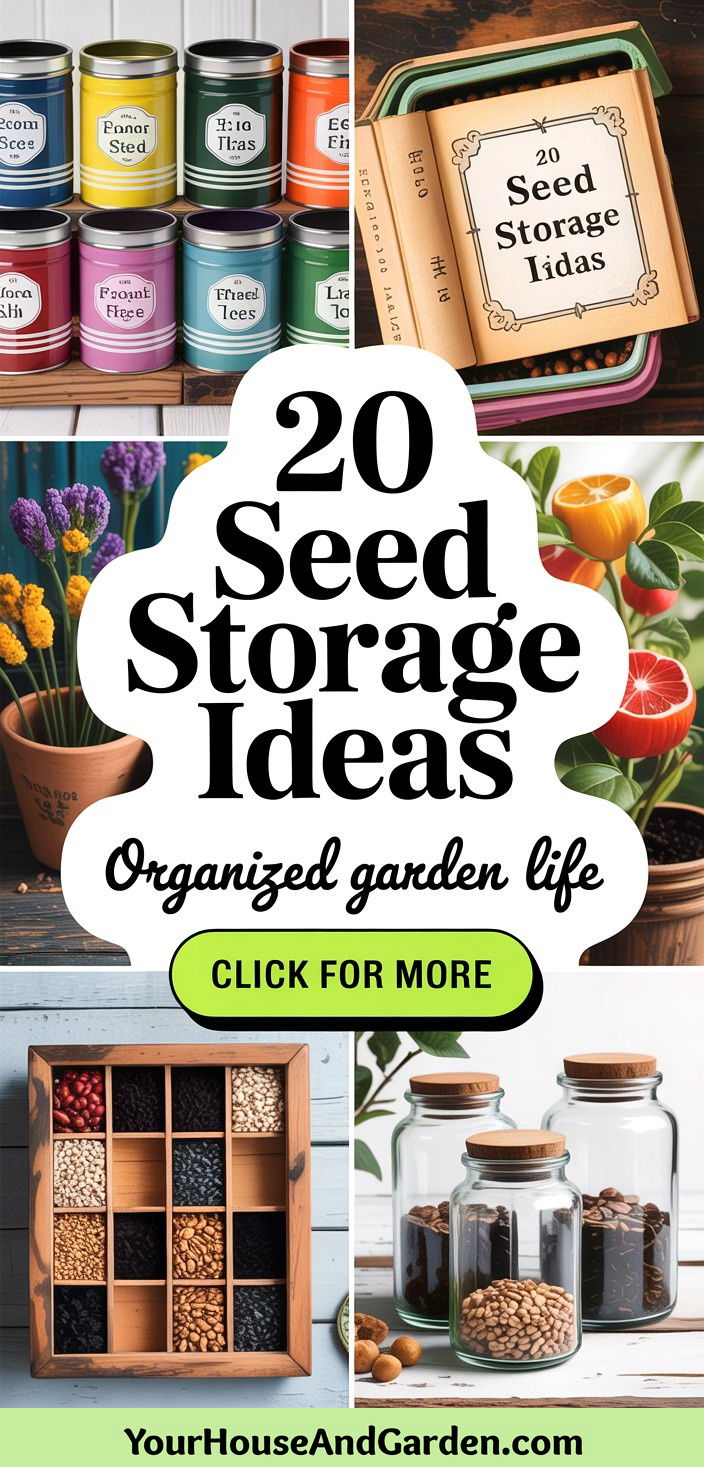 20 Seed Storage Ideas Keep Your Garden Organized