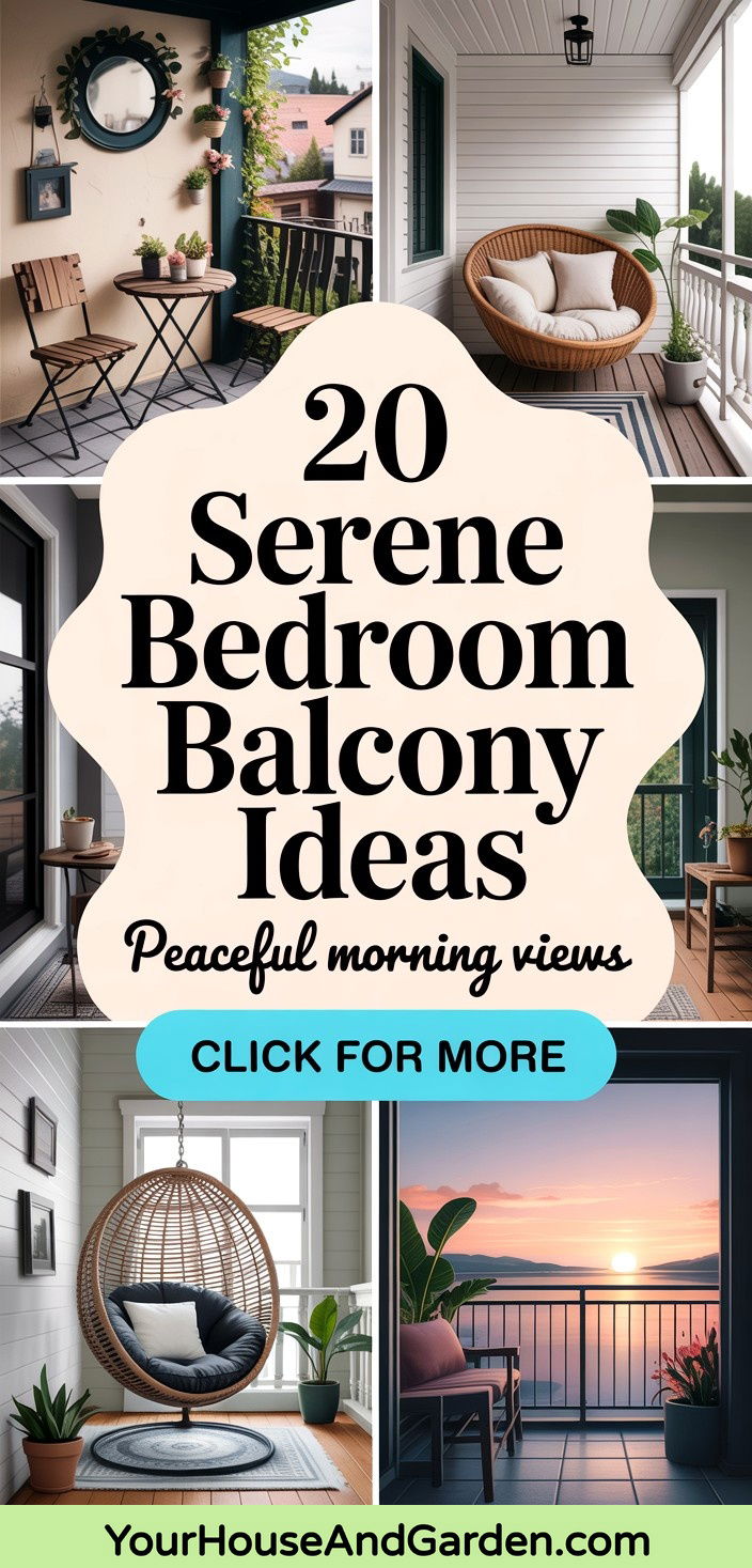 20 Serene Bedroom Balcony Ideas for Relaxation - 20 Serene Bedroom Balcony Ideas for Relaxation