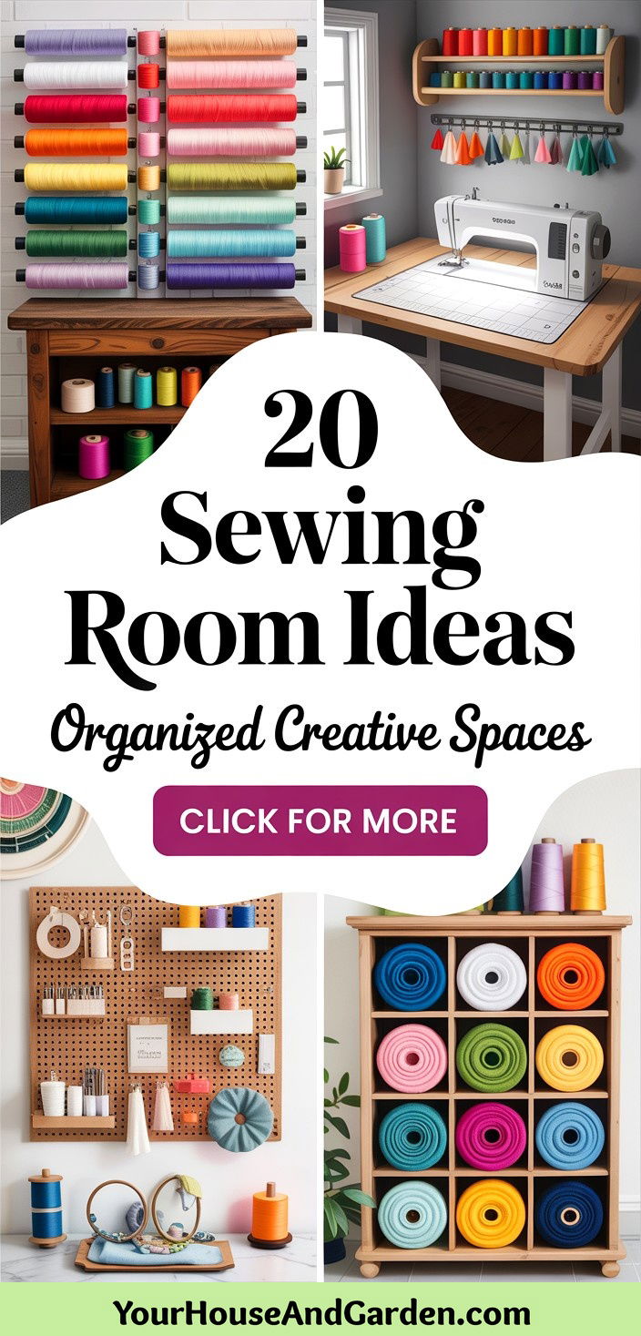 20 Sewing Room Ideas for Organized and Inspiring Craft Spaces - 20 Sewing Room Ideas for Organized and Inspiring Craft Spaces