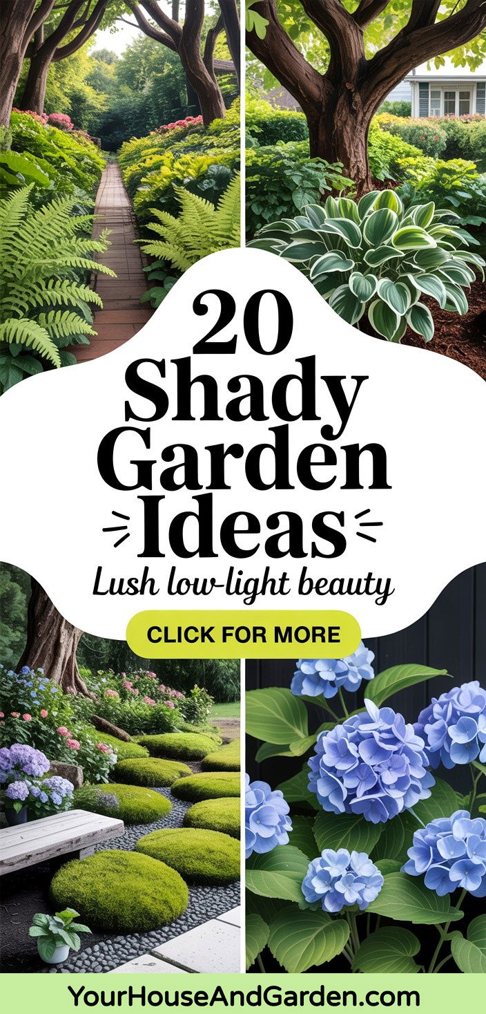 20 Shady Garden Ideas for Lush Low-Light Landscapes - 20 Shady Garden Ideas for Lush Low-Light Landscapes