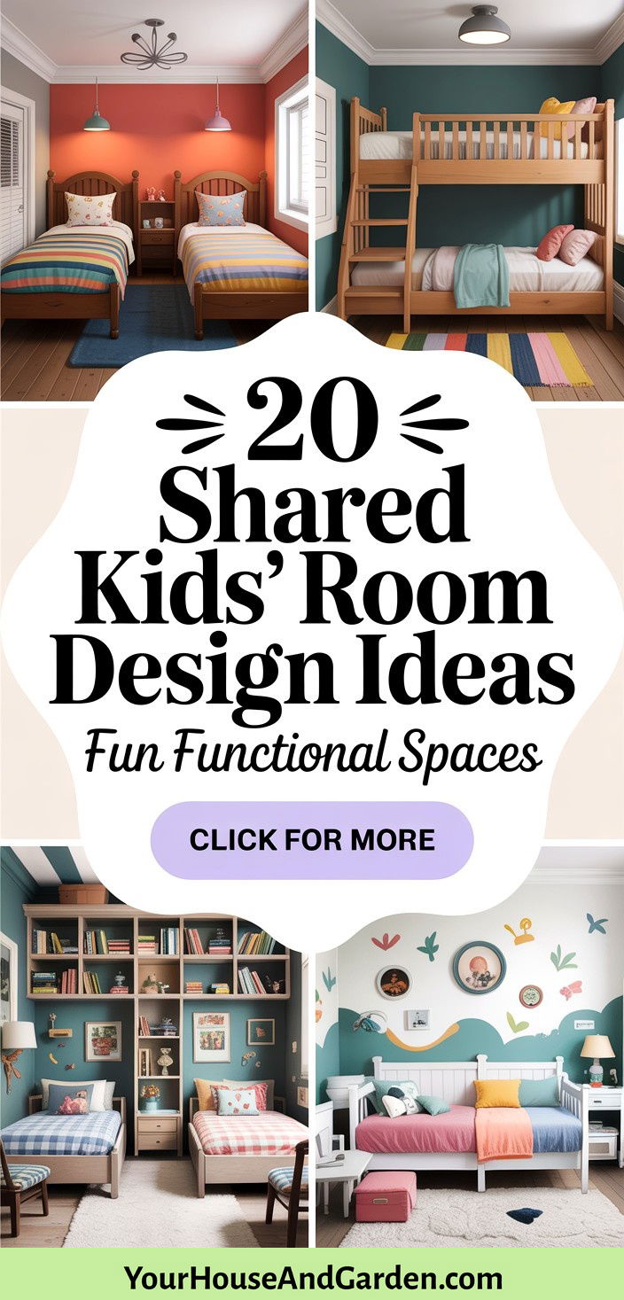 20 Shared Kids Room Design Ideas Fun and Functional Spaces