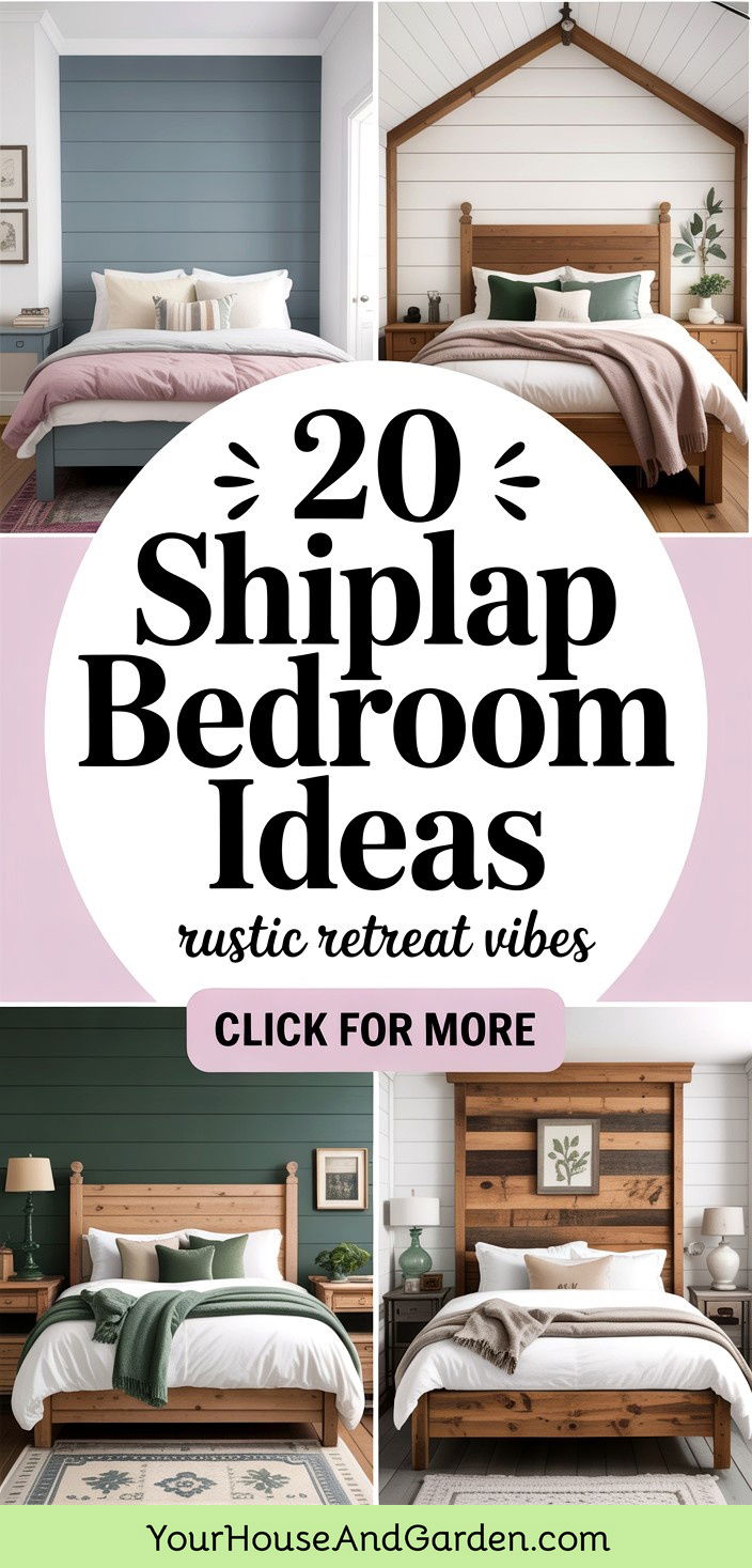 20 Shiplap Bedroom Ideas Cozy and Rustic Retreat Inspirations