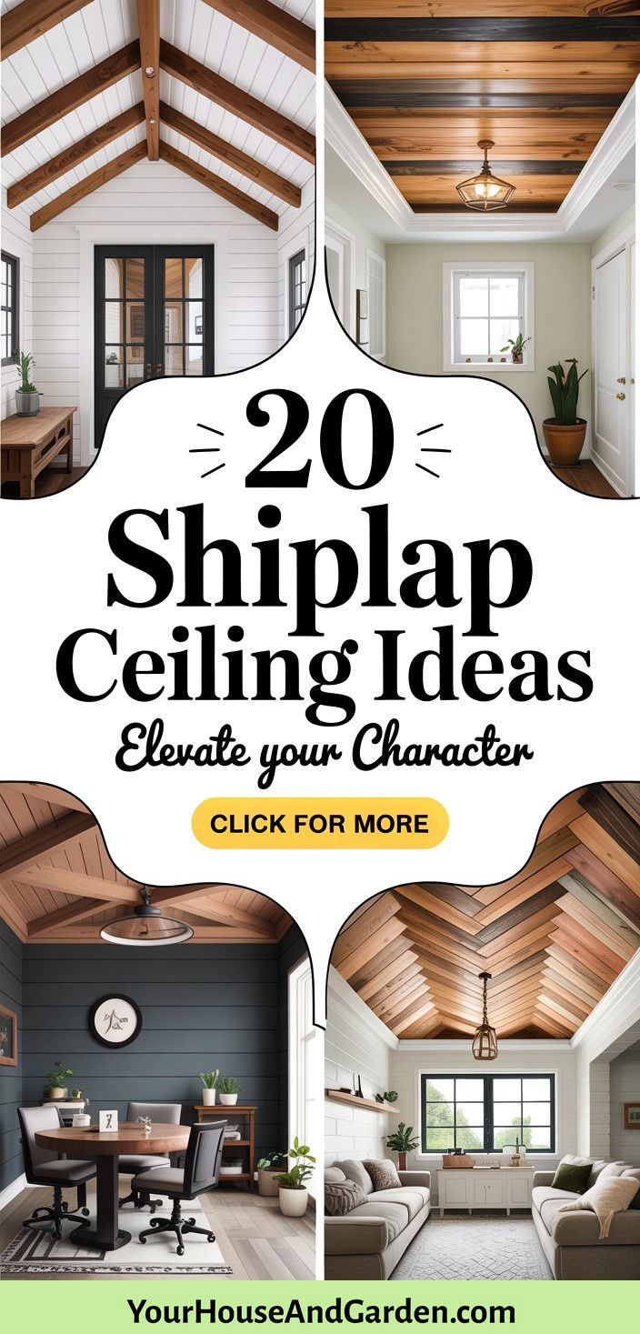 20 Shiplap Ceiling Ideas Elevate Your Homes Character Now