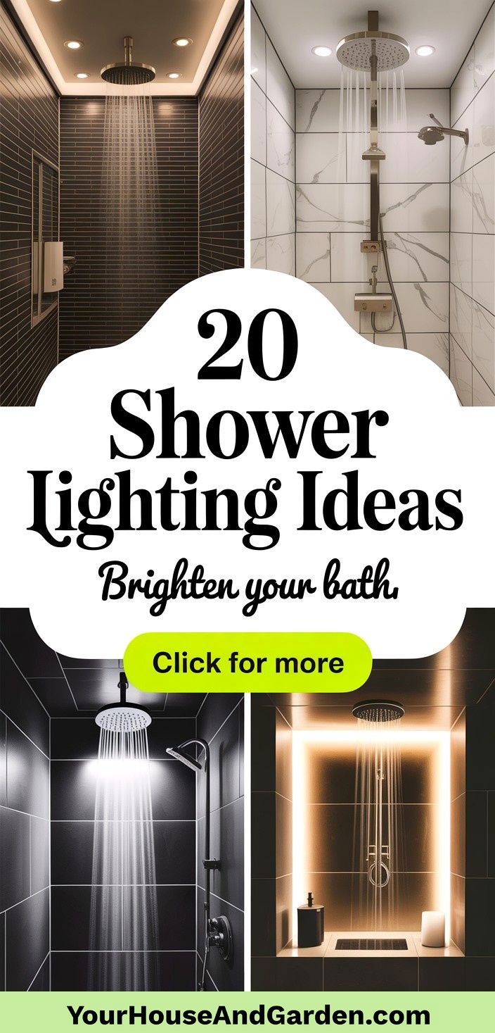 20 Shower Lighting Ideas Illuminate Your Bathroom Safely