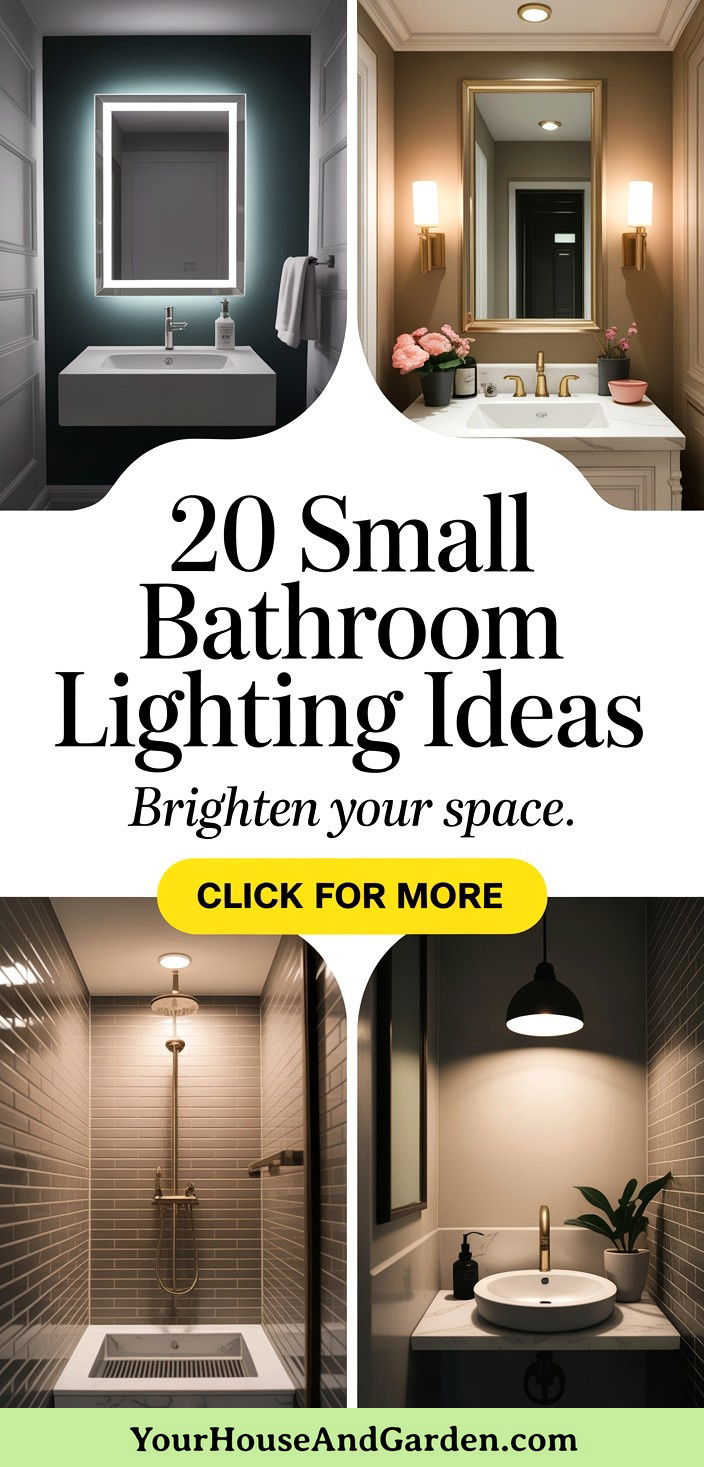 20 Small Bathroom Lighting Ideas to Brighten Compact Areas - 20 Small Bathroom Lighting Ideas to Brighten Compact Areas
