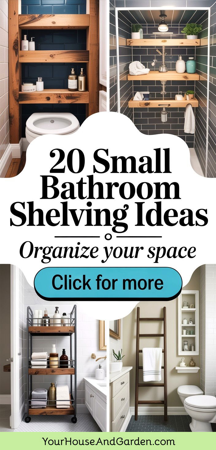 20 Small Bathroom Shelving Ideas for Efficient Storage Solutions - 20 Small Bathroom Shelving Ideas for Efficient Storage Solutions