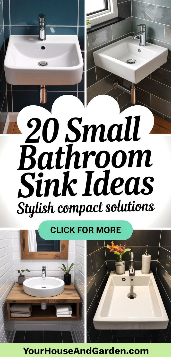 20 Small Bathroom Sink Ideas Compact and Stylish Solutions