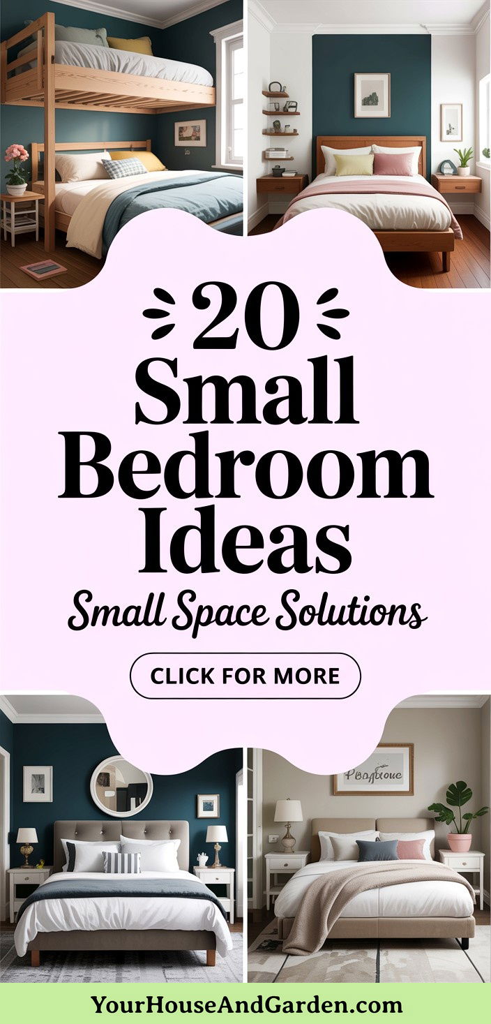 20 Small Bedroom Ideas Space-Saving and Stylish Solutions