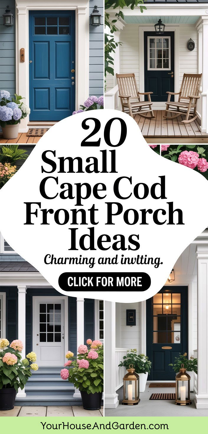 20 Small Cape Cod Front Porch Ideas Charming and Inviting