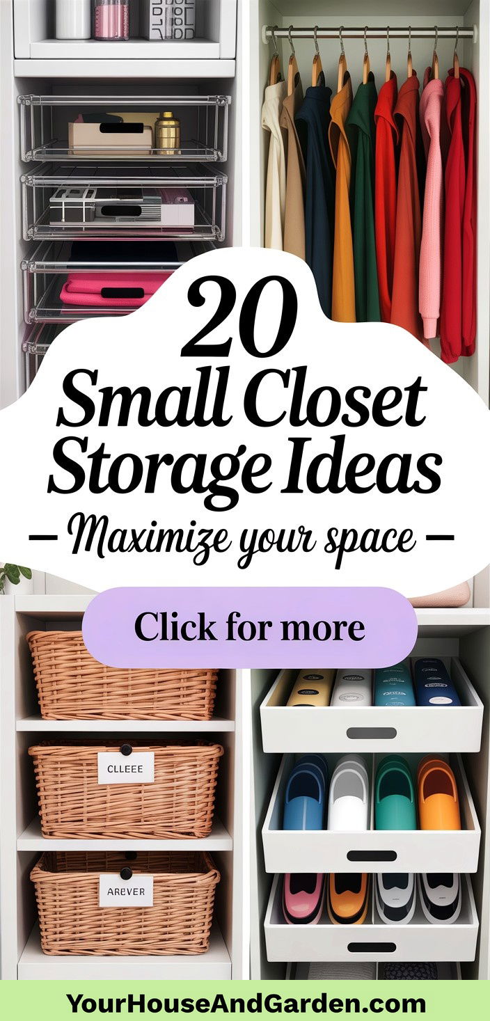 20 Small Closet Storage Ideas to Maximize Your Space Efficiently - 20 Small Closet Storage Ideas to Maximize Your Space Efficiently