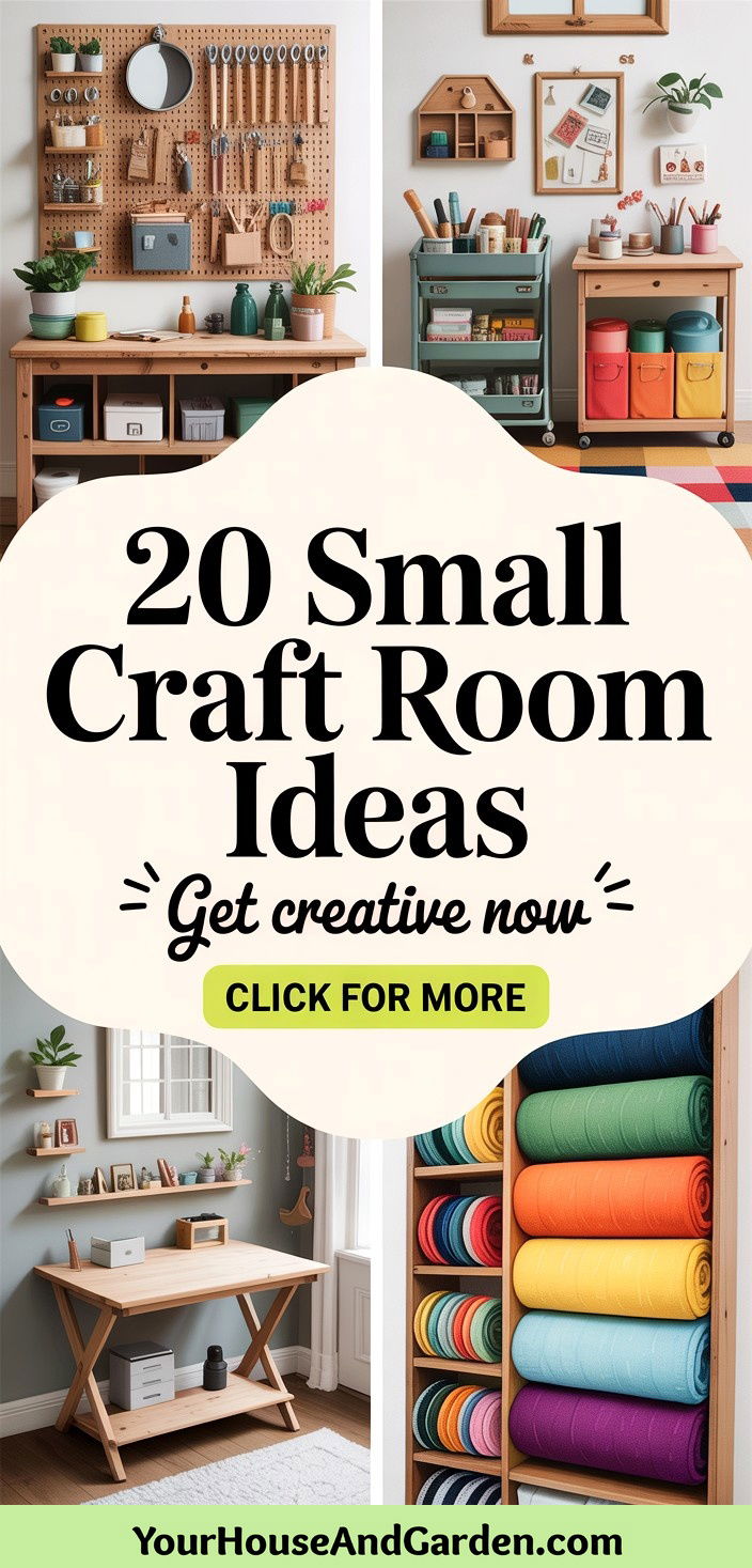 20 Small Craft Room Ideas for Creative and Organized Spaces - 20 Small Craft Room Ideas for Creative and Organized Spaces