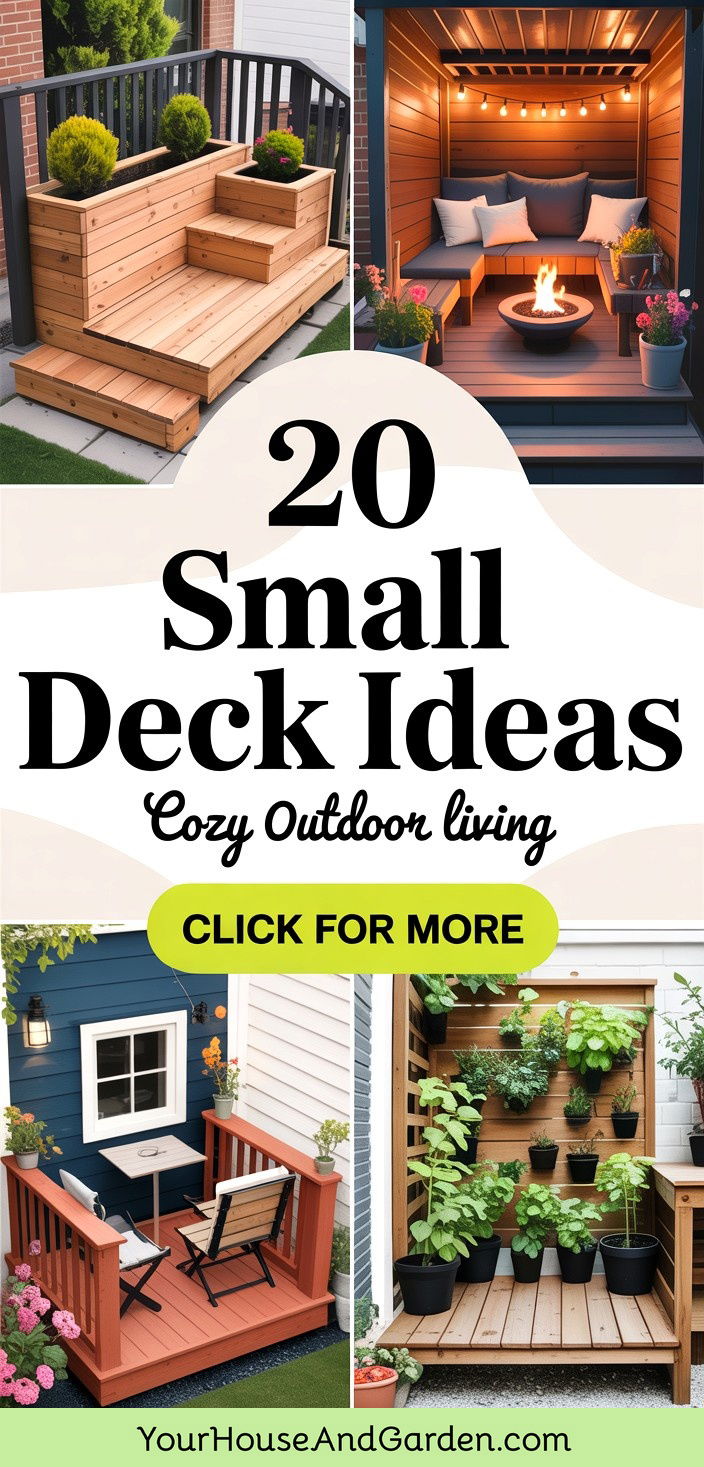 20 Small Deck Ideas Cozy and Functional Outdoor Spaces