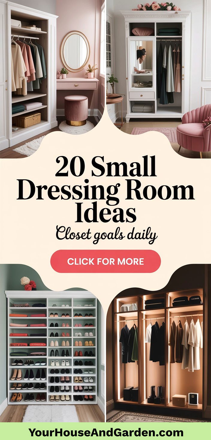 20 Small Dressing Room Ideas for a Clutter-Free Space - 20 Small Dressing Room Ideas for a Clutter-Free Space